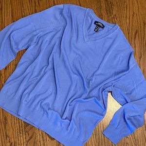 Silky Soft Lands End V-Neck Sweater